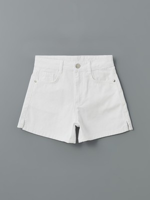 Lc Waikiki Yeni Sezon Beli Ayarlanabilir Lastikli Kız Çocuk Şort