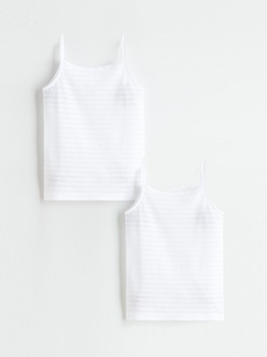 Lc Waikiki Yeni Sezon Kare Yaka Kız Çocuk Atlet 2'li