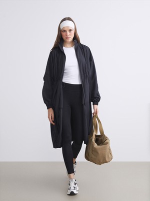 Lc Waikiki Yeni Sezon Dik Yaka Oversize Kadın Yağmurluk