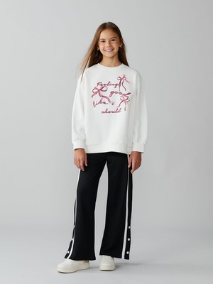 Lc Waikiki Yeni Sezon Beli Lastikli Kız Çocuk Eşofman Alt