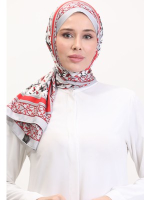 Ottoman Şal 70251-09 Gri Bordo