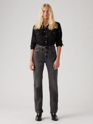 501® Kadın Siyah Jean Kot Pantolon 12501-0556