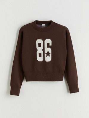 Lc Waikiki Yeni Sezon Bisiklet Yaka Kız Çocuk Triko Kazak