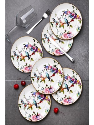 Gönül Flore 6lı Pasta Tabağı G4434