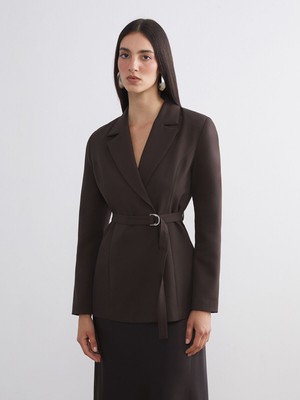 Lc Waikiki Yeni Sezon Krep Kadın Blazer Ceket