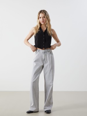 Lc Waikiki Yeni Sezon Wideleg Kadın Jean Pantolon