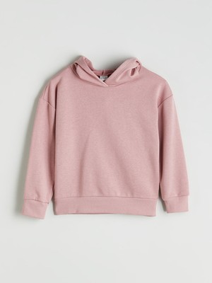 Lc Waikiki Yeni Sezon Kapüşonlu Basic Kız Çocuk Sweatshirt