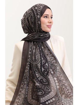 Etnik Kehribar Şal 70278-08 Gri