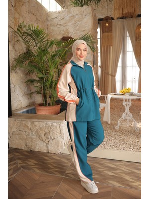 MİMİ LUXURY WEAR Tesettür Eşofman Takımı & Alt-Üst Takım Fermuarlı 512