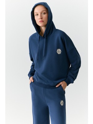 Grimelange Elıtsa Kadın Lacivert Sweatshirt