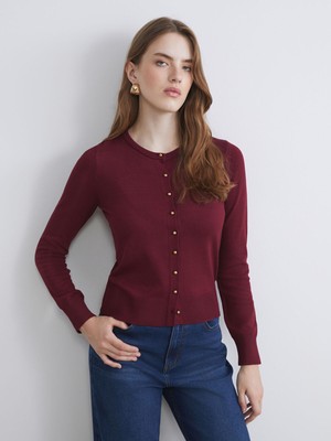 Lc Waikiki Yeni Sezon Bisiklet Yaka Kadın Triko Hırka