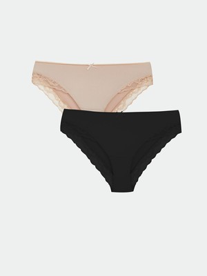 Lc Waikiki Yeni Sezon Dantel Detaylı Bikini Külot 2'li