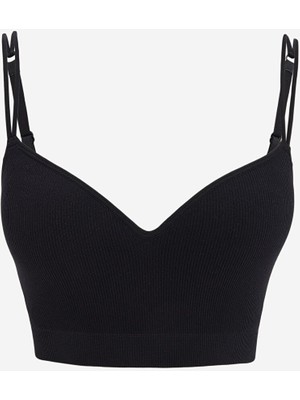 Lc Waikiki Yeni Sezon Balensiz Dolgusuz Düz Tişört Sütyen