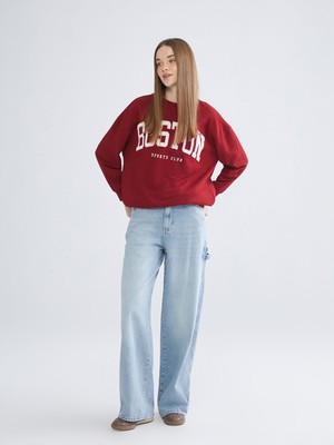 Lc Waikiki Yeni Sezon Baggy Fit Kadın Jean Pantolon