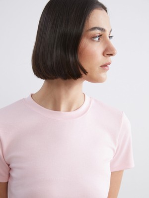 Lc Waikiki Yeni Sezon Bisiklet Yaka Kadın Tişört