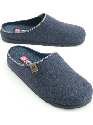 Gezer Erkek Kışlık Keçe Rahat Iç Taban Pu Alt Taban Ev Bahçe Gondol Terlik