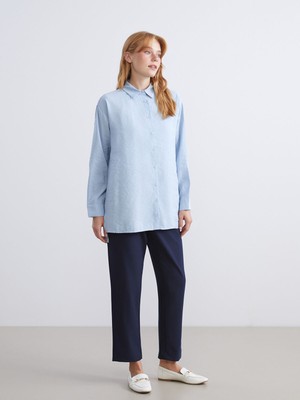 Lc Waikiki Yeni Sezon Beli Lastikli Havuç Kesim Kadın Pantolon