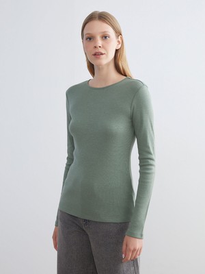Lc Waikiki Yeni Sezon Bisiklet Yaka Kadın Body