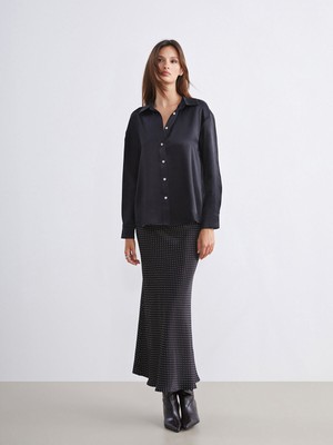 Lc Waikiki Yeni Sezon Beli Lastikli Puantiyeli Saten Etek