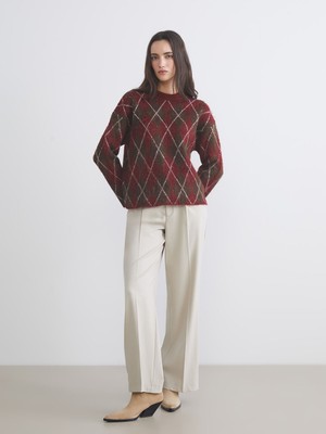 Lc Waikiki Yeni Sezon Beli Kemerli Geniş Paça Kadın Pileli Pantolon