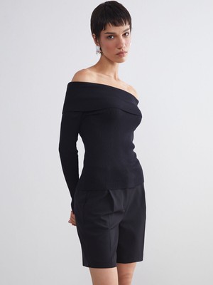 Lc Waikiki Yeni Sezon Kayık Yaka Kadın Triko Kazak