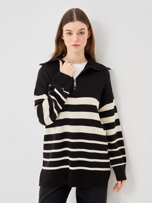 Lc Waikiki Yeni Sezon Dik Yaka Kadın Triko Kazak