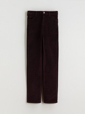 Lc Waikiki Yeni Sezon Dar Fit Kadife Kadın Pantolon