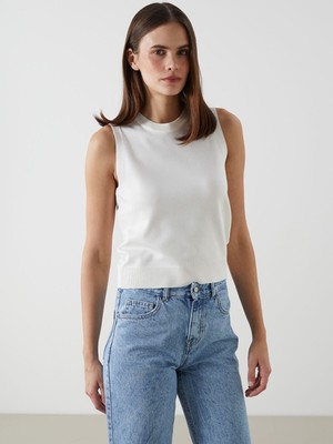 Lc Waikiki Yeni Sezon Bisiklet Yaka Kadın Triko Süveter