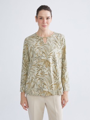 Lc Waikiki Yeni Sezon Bisiklet Yaka Çiçekli Bluz