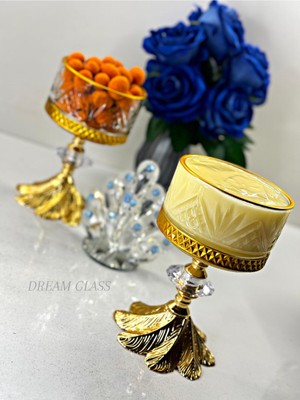 Çeyizci Çarşı Gold Ayaklı Çok Amaçlı  2 Kişilik  Sunum Kase Seti