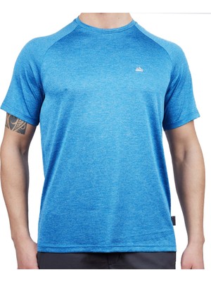 Spor Erkek Tişört - Terletmez Kumaş - Speedwick Move - Deniz Mavi
