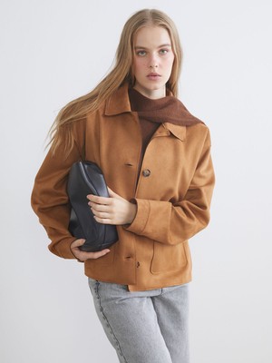 Lc Waikiki Yeni Sezon Kadın Süet Görünümlü Gömlek Ceket