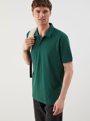 Lc Waikiki Yeni Sezon Büyük Beden Polo Yaka Kısa Kollu Pike Erkek Tişört