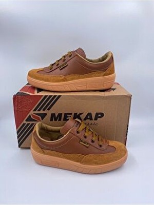 Mekap Unisex Bej Arazi Iş İnşaat Bahçe Outdoor Sağlam Hakiki Deri Ayakkabı Konforlu Tasarım