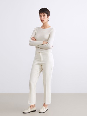 Lc Waikiki Yeni Sezon Dar Fit Ispanyol Paça Kadın Pantolon