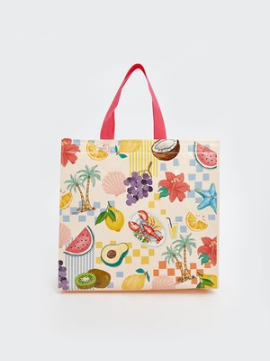 Lc Waikiki Yeni Sezon Baskılı Kadın Alışveriş Çantası