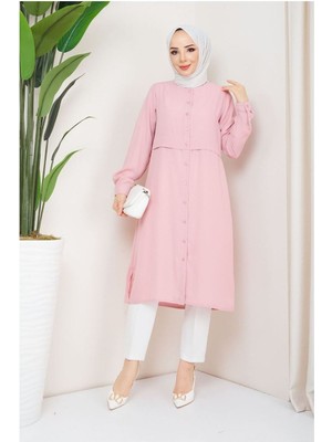 Medine Ipeği Tunik Pudra