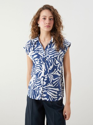 Lc Waikiki Yeni Sezon Desenli Kadın Gömlek