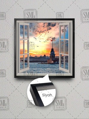 Uzanan Nü Kadın Çiçekler Içerisinde Çıplak Kadın Çerçeveli Kare Kanvas Tablo