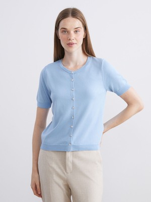 Lc Waikiki Yeni Sezon Bisiklet Yaka Kadın Triko Hırka