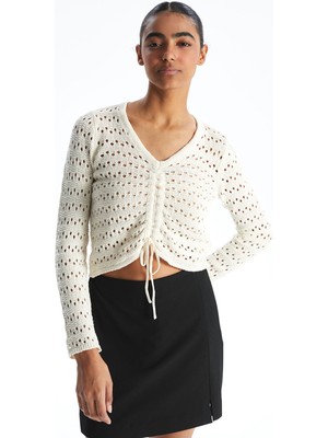 Lc Waikiki Yeni Sezon V Yaka Ajurlu Kadın Triko Kazak