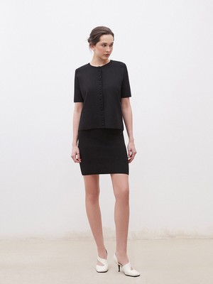 Lc Waikiki Yeni Sezon Dar Fit Triko Mini Etek