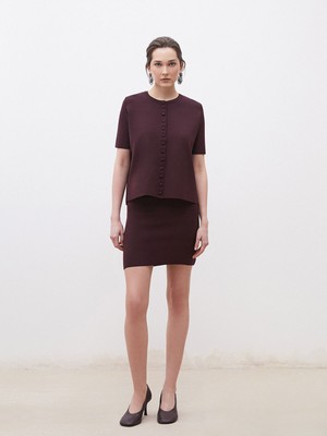 Lc Waikiki Yeni Sezon Dar Fit Triko Mini Etek