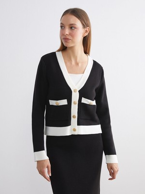 Lc Waikiki Yeni Sezon V Yaka Kadın Triko Hırka