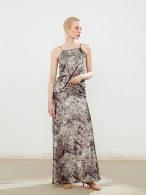 Lc Waikiki Yeni Sezon Beli Lastikli Desenli Saten Etek