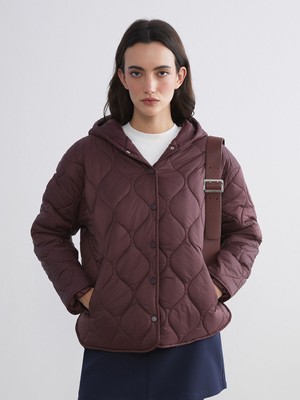 Lc Waikiki Yeni Sezon Kapüşonlu Kapitone Kadın Şişme Mont