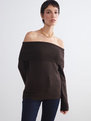 Lc Waikiki Yeni Sezon Kayık Yaka Kadın Triko Kazak