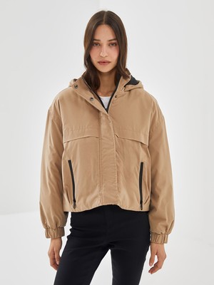 Lc Waikiki Yeni Sezon Kapüşonlu Oversize Kadın Şişme Mont