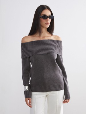 Lc Waikiki Yeni Sezon Kayık Yaka Kadın Triko Kazak