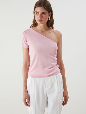 Lc Waikiki Yeni Sezon Tek Omuz Büzgülü Bluz